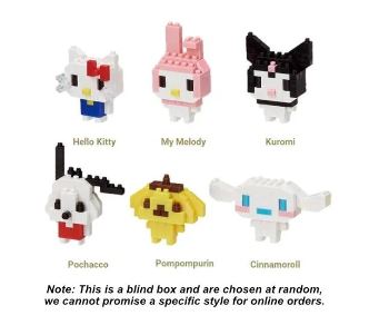 NANOBLOCK MININANO SANRIO CHARACTERS INDIVIDUAL ASST - Toyworld Frankston
