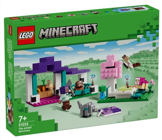 LEGO MINECRAFT 21253 THE ANIMAL SANCTUARY - Toyworld Frankston