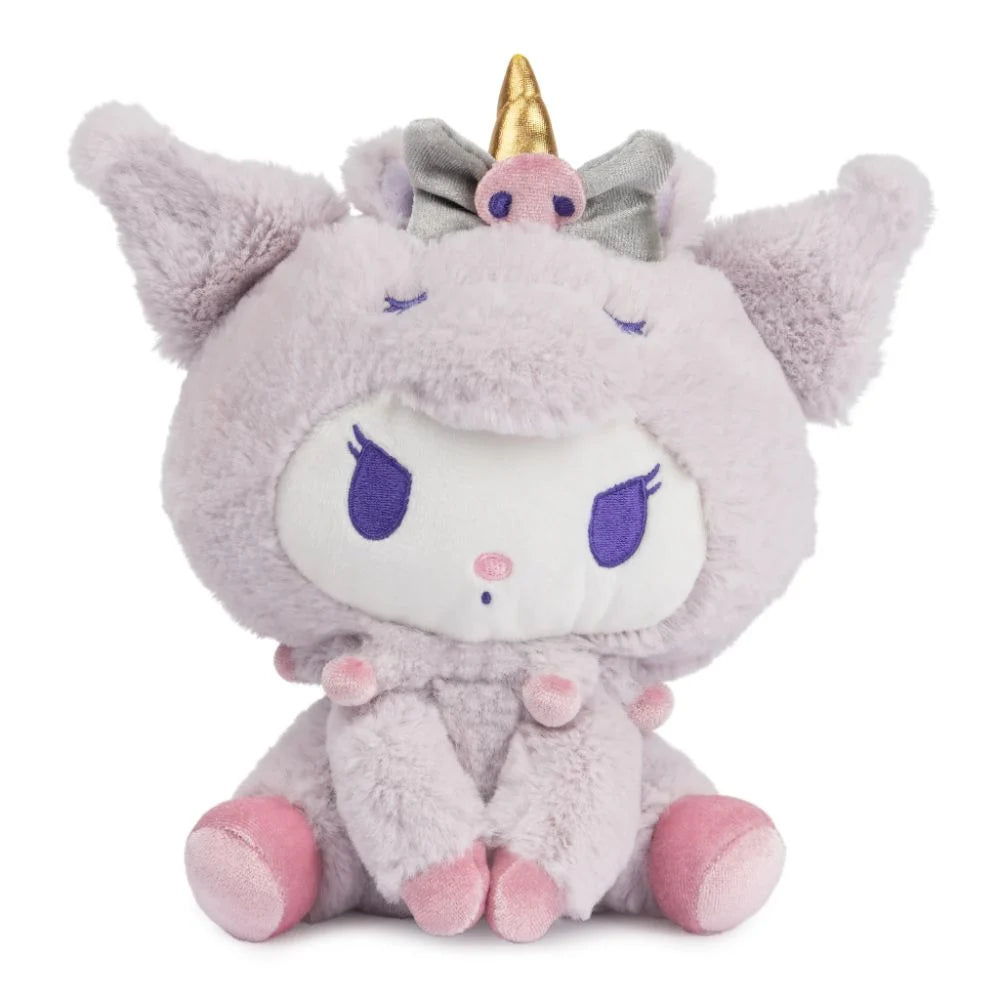SANRIO UNICORN KUROMI SMALL 16CM PLUSH - Toyworld Frankston