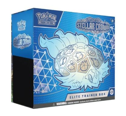 POKEMON TCG SCARLET AND VIOLET STELLAR CROWN ELITE TRAINER BOX - Toyworld Frankston