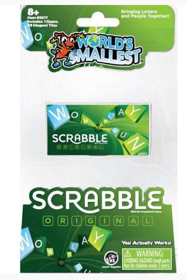 WORLDS SMALLEST SCRABBLE - Toyworld Frankston