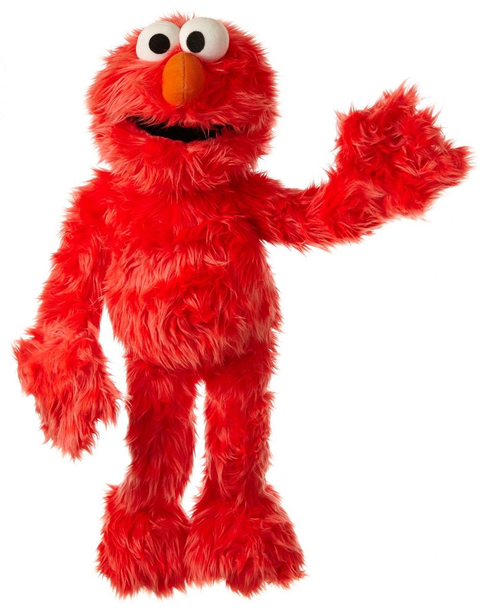 SEASAME STREET ELMO HAND PUPPET 65CM - Toyworld Frankston