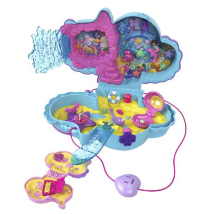 POLLY POCKET - DADDY AND ME - SEAHORSE PURSE COMPACT - Toyworld Frankston