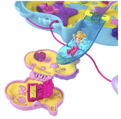 POLLY POCKET - DADDY AND ME - SEAHORSE PURSE COMPACT - Toyworld Frankston