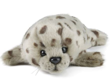 LIVING NATURE COMMON SEAL PUP SMALL PLUSH - Toyworld Frankston