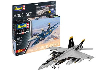 REVELL MODEL SET 1:72 F/A18F SUPER HORNET - Toyworld Frankston