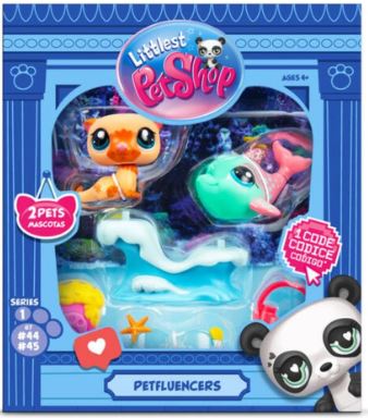 LITTLEST PET SHOP - PETFLUENCER PAIRS - SHELL-FIE FUN - Toyworld Frankston
