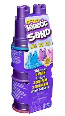 KINETIC SAND SHIMMERS MULTI PACK 3PC - Toyworld Frankston