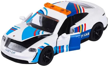 MAJORETTE PORSCHE MOTORSPORT DELUXE - PORSCHE TAYCAN TURBO S SAFETY CAR - Toyworld Frankston