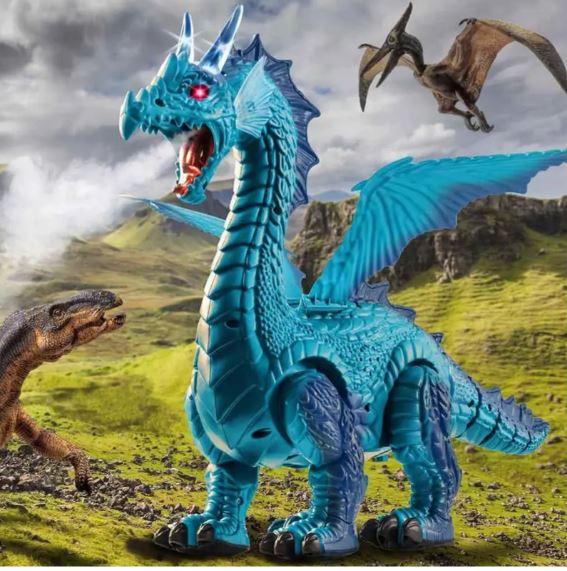 SIBERIA THE FROST BREATHING REMOTE CONTROL DRAGON - Toyworld Frankston