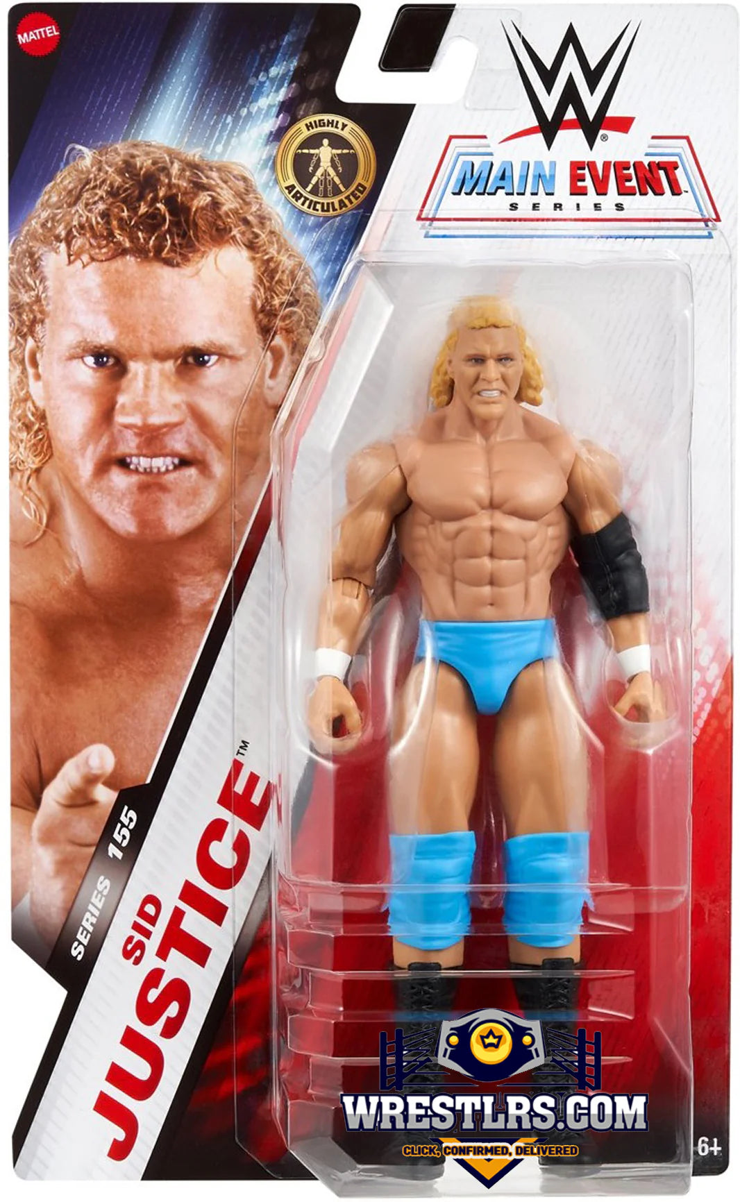 WWE MAIN EVENT SERIES 155 FIGURE - SID JUSTICE - Toyworld Frankston