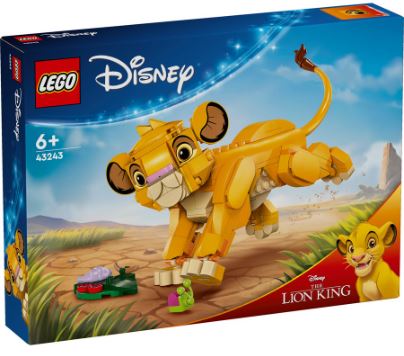 LEGO DISNEY 43243 - SIMBA THE LION KING CUB - Toyworld Frankston