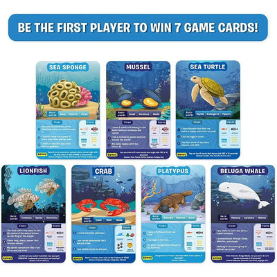 SKILLMATICS CARD GAME : GUESS IN 10 UNDERWATER ANIMALS - Toyworld Frankston