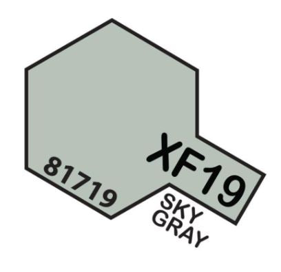TAMIYA ACRYLIC PAINT MINI XF-19 SKY GREY - Toyworld Frankston