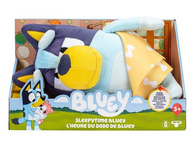 BLUEY S11-SLEEPYTIME BLUEY PLUSH WITH SOUND EFFECTS - Toyworld Frankston