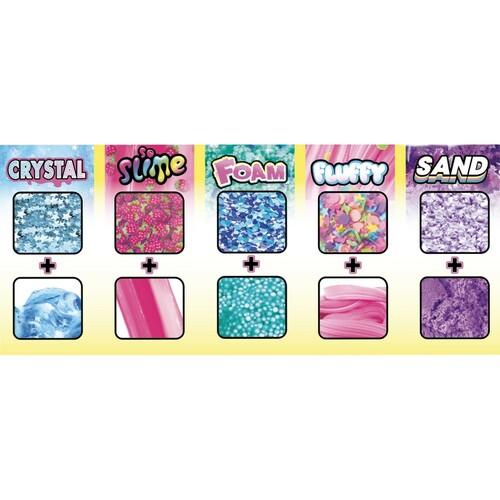 CRAZY SENSATIONS ASMR MIX IN SENSATIONS SLIME 5PK