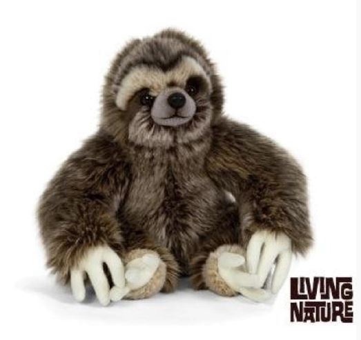 LIVING NATURE - SLOTH LARGE PLUSH - Toyworld Frankston