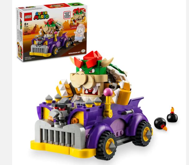 LEGO 71431 SUPER MARIO -  BOWSERS MUSCLE CAR EXPANSION SET - Toyworld Frankston