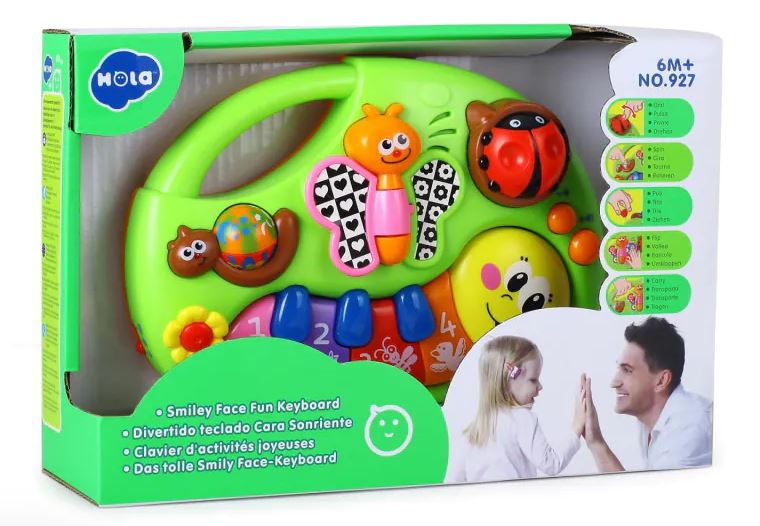 HOLA SMILEY FACE FUN KEYBOARD - Toyworld Frankston