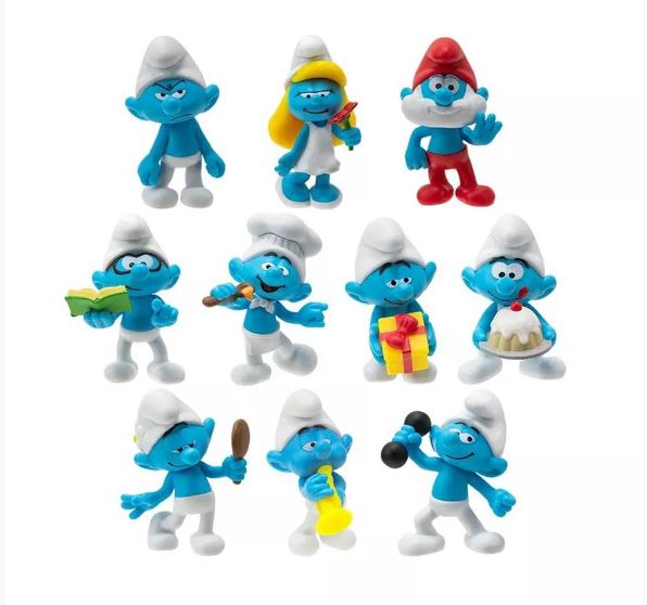 THE SMURFS CLASSIC FIGURE 10 PACK