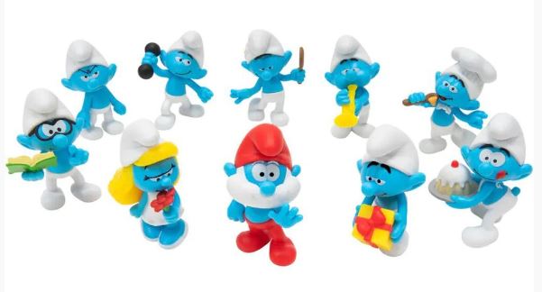 THE SMURFS CLASSIC FIGURE 10 PACK