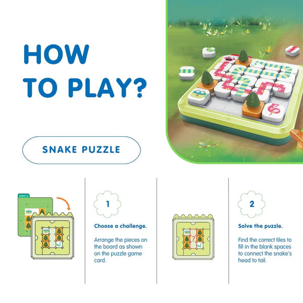 HOLA - EDUCATIONAL PUZZLE GAME - SNAKE PUZZLE - Toyworld Frankston