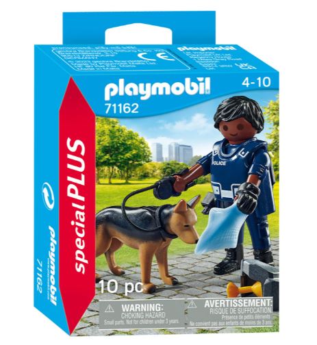 PLAYMOBIL 71162 POLICE WITH SNIFFER DOG - Toyworld Frankston