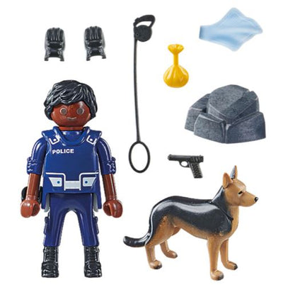 PLAYMOBIL 71162 POLICE WITH SNIFFER DOG - Toyworld Frankston