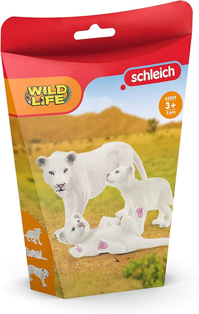 SCHLEICH - WILD LIFE - WHITE LION AND CUBS