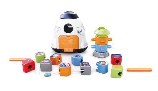 HOLA MAGIC TOY SPACESHIP SHAPE SORTER BUILDING SET - Toyworld Frankston