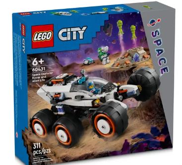 LEGO 60431 - CITY - SPACE EXPLORER ROVER AND ALIEN LIFE - Toyworld Frankston