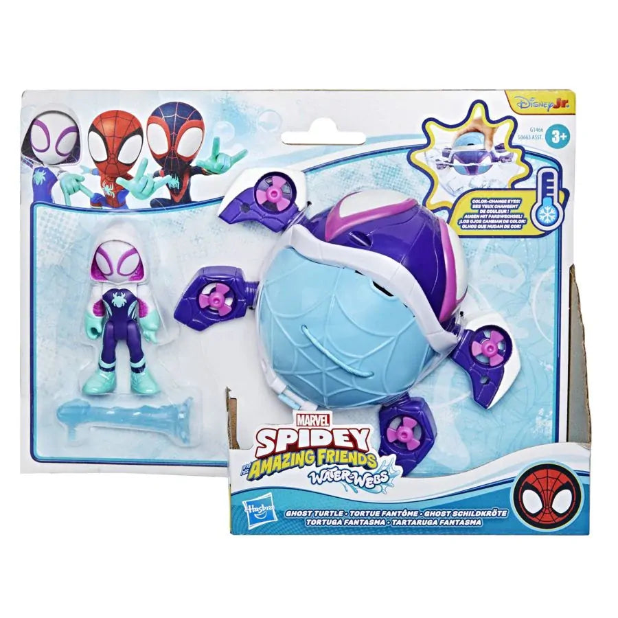 SPIDEY AND FRIENDS - WATER WEBS GHOST TURTLE VEHICLE - Toyworld Frankston