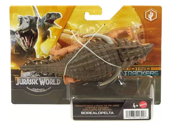 JURASSIC WORLD DANGER PACK BOREALOPELTA DINO TRACKER FIGURE