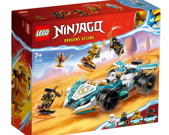 LEGO 71791 NINJAGO - ZANE'S DRAGON POWER SPINJITZU RACE CAR - Toyworld Frankston