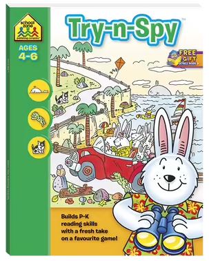 SCHOOL ZONE TRY N SPY ACTIVITY WORKBOOK - Toyworld Frankston