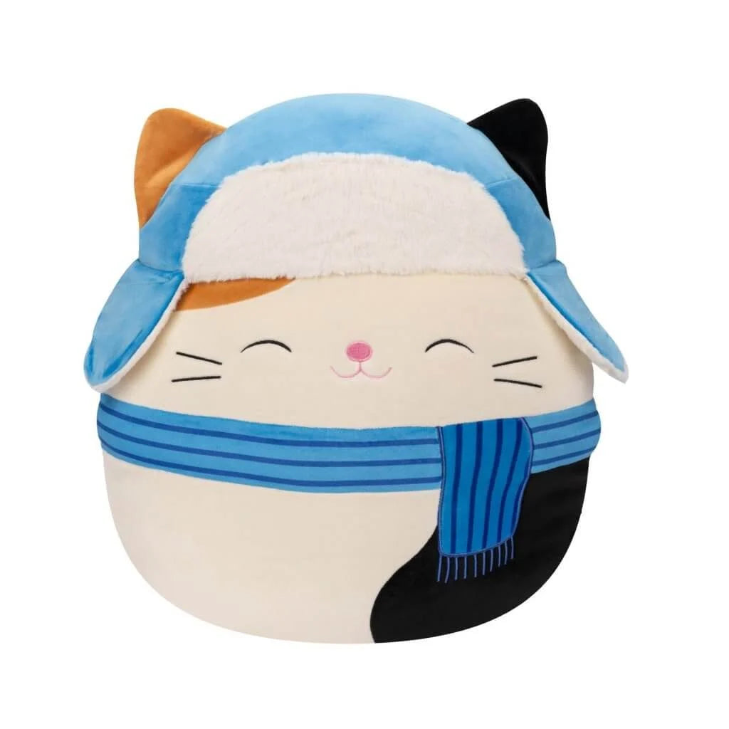 SQUISHMALLOWS -  7.5 INCH PLUSH - CHRISTMAS - CAM IN WINTER WEAR - Toyworld Frankston