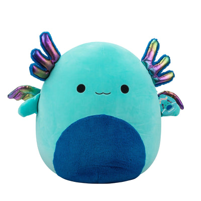 SQUISHMALLOW 16" - NOELANI TEAL AXOLOTL - Toyworld Frankston