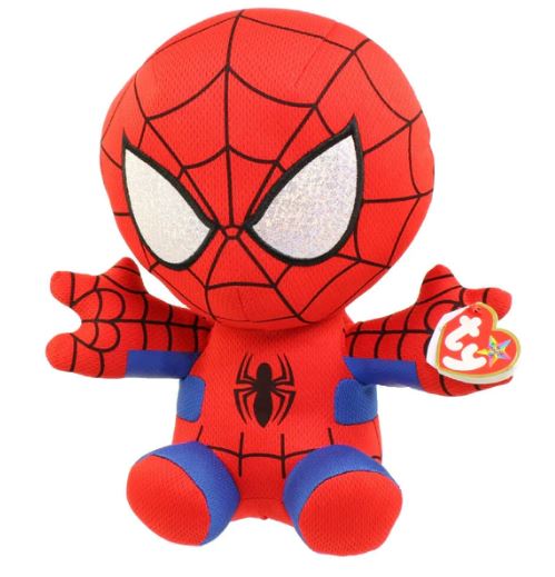 TY BEANIE BUDDY - MARVEL - SPIDERMAN MEDIUM - Toyworld Frankston
