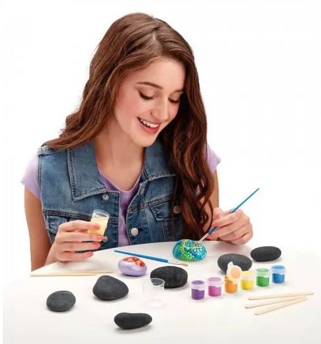 SHIMMER N SPARKLE INSPIRATIONAL ROCK ART PAINTING KIT - Toyworld Frankston