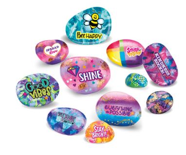 SHIMMER N SPARKLE INSPIRATIONAL ROCK ART PAINTING KIT - Toyworld Frankston