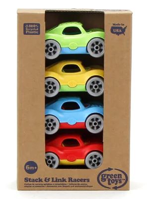 GREEN TOYS - STACK & LINK RACERS - Toyworld Frankston