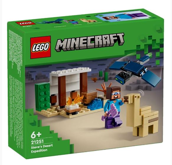 LEGO MINECRAFT 21251 STEVES DESERT EXPEDITION - Toyworld Frankston