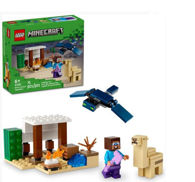 LEGO MINECRAFT 21251 STEVES DESERT EXPEDITION - Toyworld Frankston
