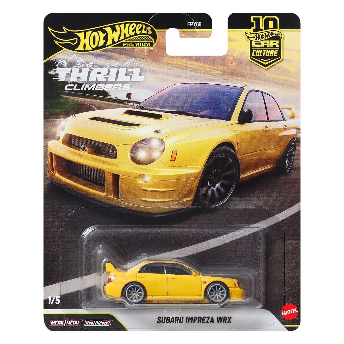 HOT WHEELS PREMIUM THRILL CLIMBERS - SUBARU IMPREZA WRX - Toyworld Frankston