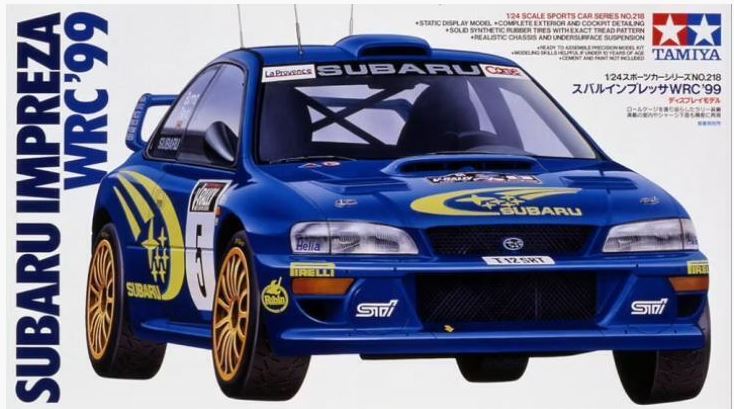 TAMIYA 1/24 SUBARU IMPREZA WRC 99