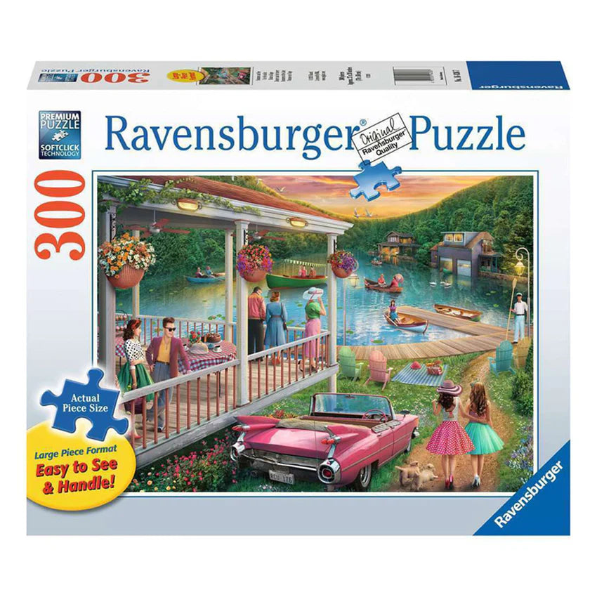 RAVENSBURGER SUMMER AT THE LAKE 300PCLF - Toyworld Frankston