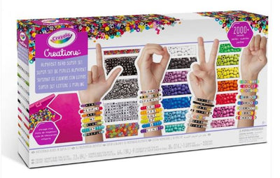 CRAYOLA CREATIONS - ALPHABET BEAD SUPER SET - Toyworld Frankston