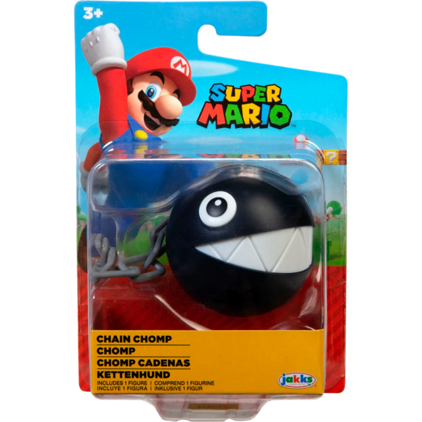 Mario Chain Lock NINTENDO SUPER MARIO 2.5 INCH ARTICULATED FIGURES - CHAIN CHOMP
