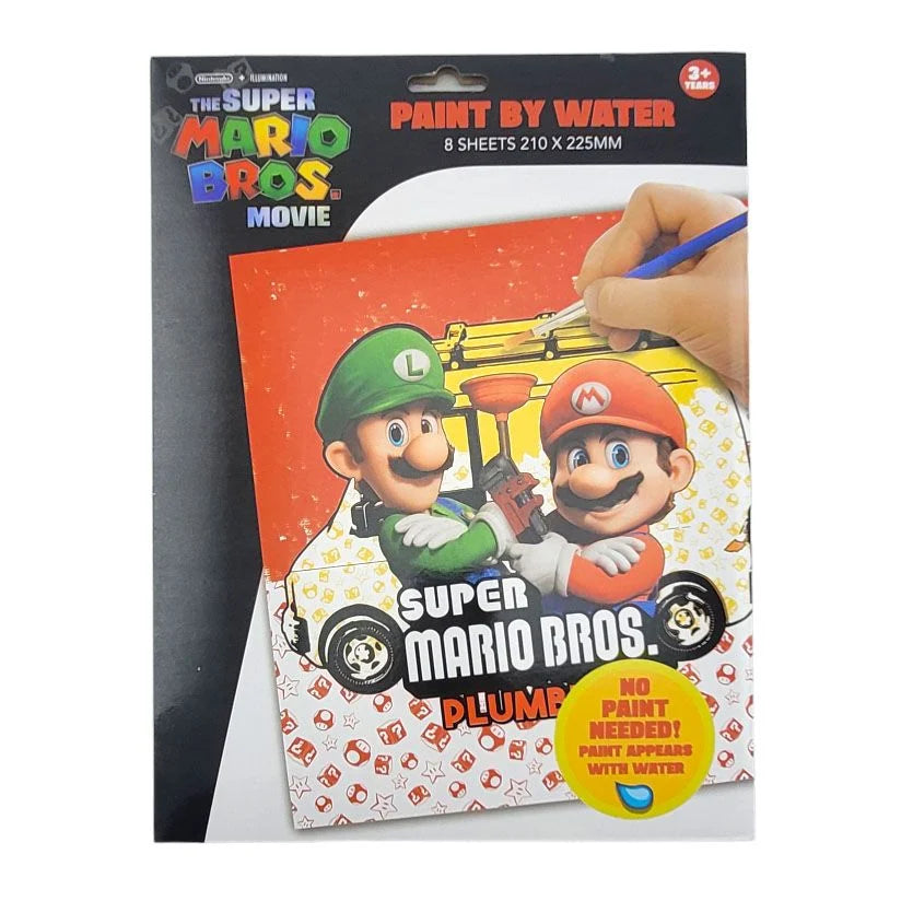 SUPER MARIO - PAINT BY WATER - Toyworld Frankston