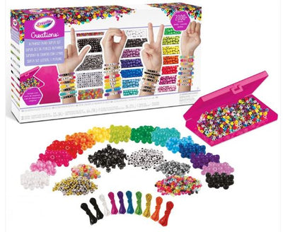 CRAYOLA CREATIONS - ALPHABET BEAD SUPER SET - Toyworld Frankston